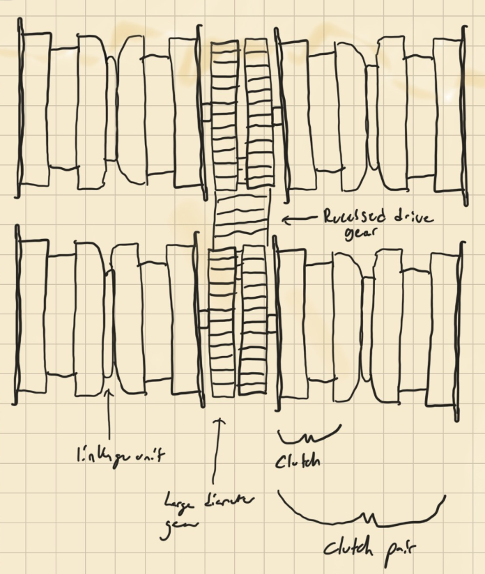 Graphite MK 3 robotic arm drawing